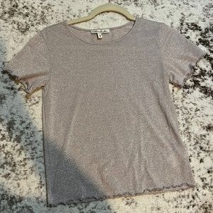 Express sparkly top- size s